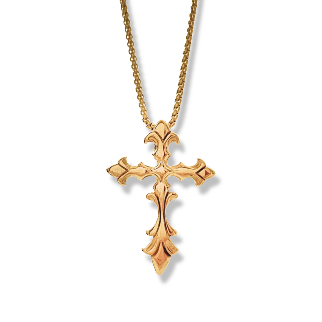 Gothic Cross Pendant Necklace – LUXEADA