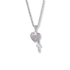 Padlock Heart & Key Necklace