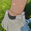 Dainty Initial Anklet