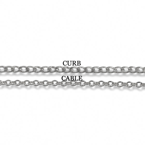 Curb Cable Chain Necklace Jewelry