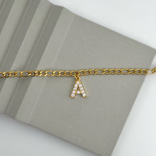  Gold Initial Anklet