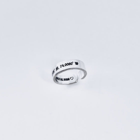 Double Sided Engraved Ring