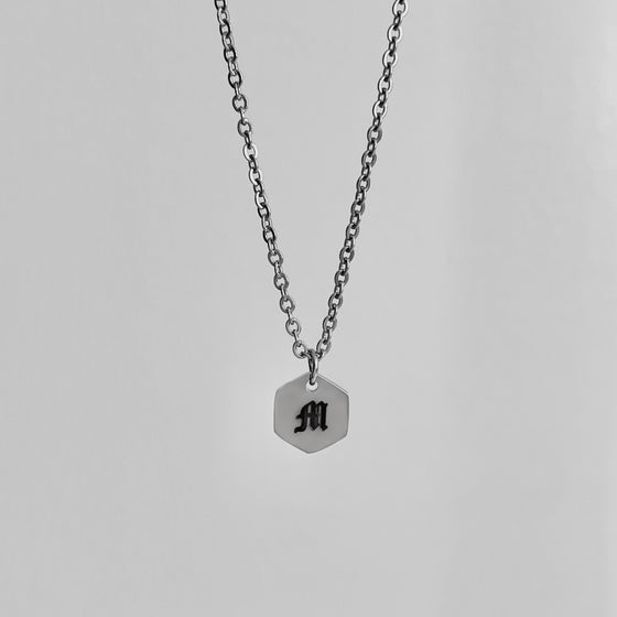 Hexagon Charm Necklace