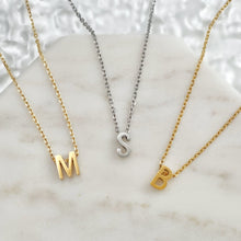  Dainty Letter Charm Necklace
