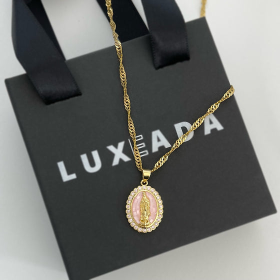 Blush Pink x Mary Necklace