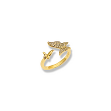  Double Butterfly Ring