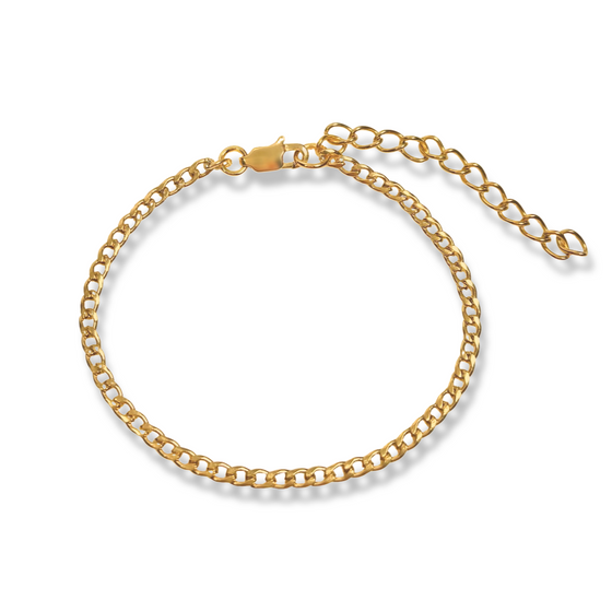 Dainty Curb Anklet